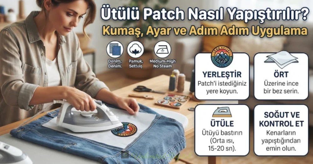 Ütülü Patch Nasıl Yapıştırılır? Kumaş, Ayar ve Adım Adım Uygulama