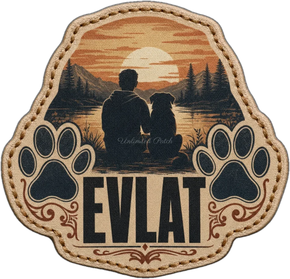 Evlat Temalı Nostalgik Patch | 3D Kabartmalı TPU Arma