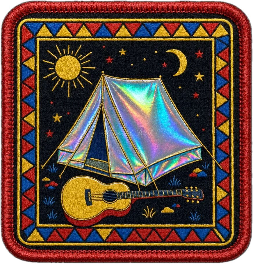 Nostaljik Kamp Mızıkası Arması | 3D TPU Patch