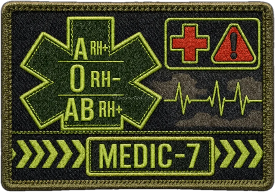 Savaş Dönemi Temalı Gerçekçi Arma | 3D TPU Patch