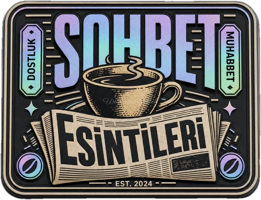Sohbet Esintileri 3D Kabartmalı TPU Peç | UV Baskılı Arma