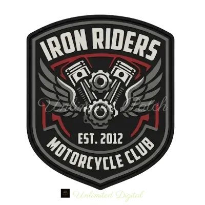 Iron Riders Moto Club Emblem TPU Patch