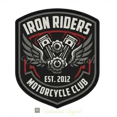 Iron Riders Moto Club Emblem TPU Patch