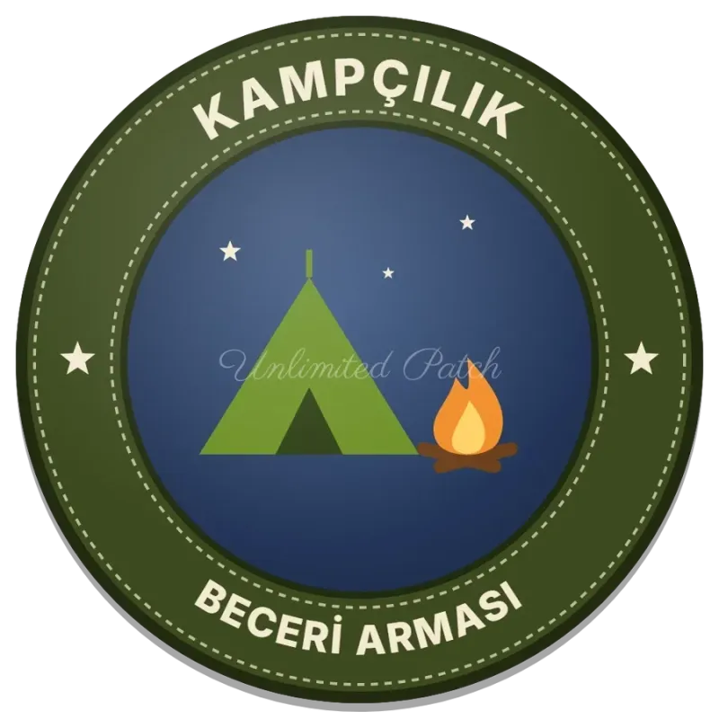 Camping Skill Patch | 3D TPU Scout Badge