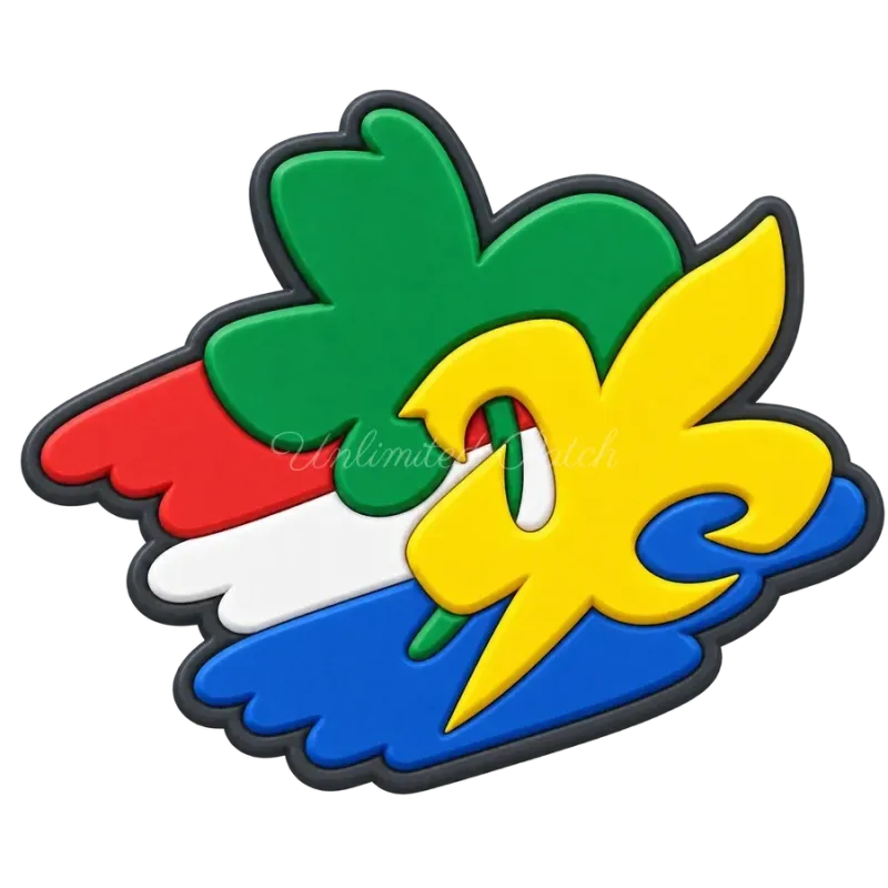 Scouting Nederland Themed Patch | 3D TPU Scout Badge