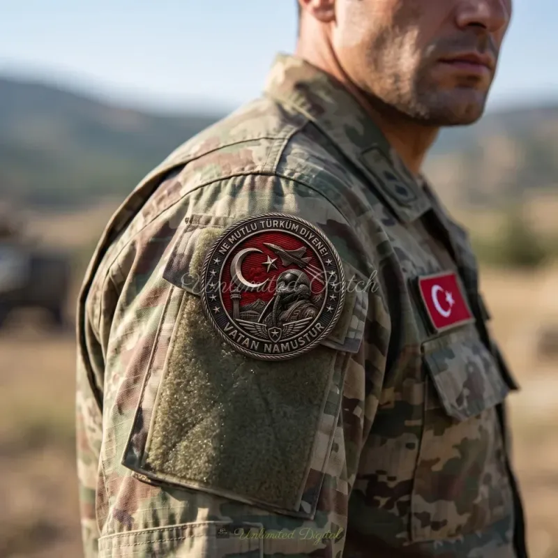 TPU Aviator Velcro Patch | 3D Embossed Patch